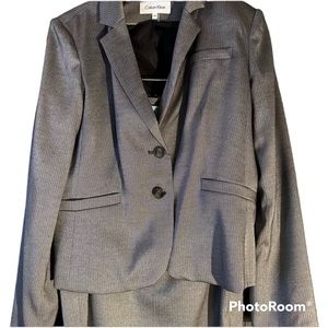 Bundle 2 suits and 1 Blouse. Calvin Klein & DKNY (nwt) & Nine West (worn once)